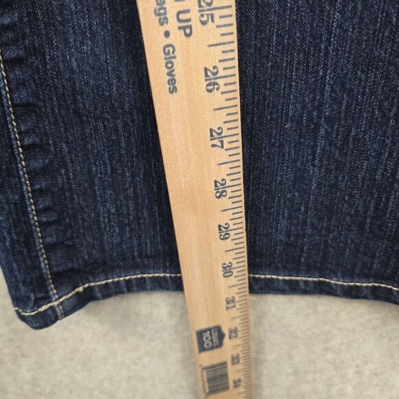 Calvin Klein Womens Bootcut Jeans Dark Wash 22W Stretch Denim Classic Fit USA - Picture 8 of 8